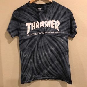 Thrasher Navy “Spider” Tie-Dye T-shirt